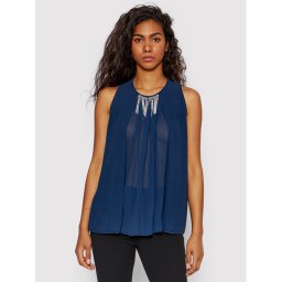 Rinascimento Blúz CFC0107614003 Sötétkék Regular Fit