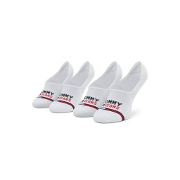 Tommy Jeans 2 pár/csomag unisex bokazokni 701218959 Fehér