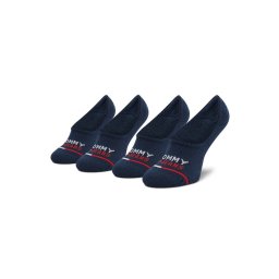 Tommy Jeans 2 pár/csomag unisex bokazokni 701218959 Sötétkék