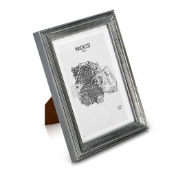 Casa Chic Lancaster, képkeret, téglalap alakú, fényképek 17 x 12 cm, paszpartu, fa (ANTIC-5x7-SLV)