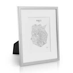 Casa Chic Berwick, képkeret, téglalap alakú, fényképek 24,8 x 19,3 cm, paszpartu, üveg (EL-10x8-SLV)