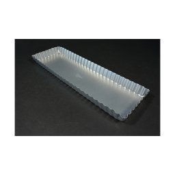 Pitesütő kivehető aljú fém sütőforma 34x11 cm