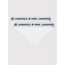 KARL LAGERFELD 2 db klasszikus alsó Logo Set 211W2127 Fehér