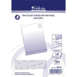 VICTORIA PAPER Redős-talpas tasak csomag, TB4, szilikonos, 40 mm talp, VICTORIA PAPER, barna gascofil