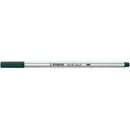 STABILO Ecsetirón, STABILO "Pen 68 brush", földeszöld