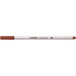 STABILO Ecsetirón, STABILO "Pen 68 brush", vörösesbarna