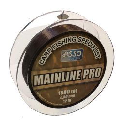 ASSO AMPB35 CARP MAINLINE PRO 1000M 0,35 BARNA Horgászat Pontyozó zsinór