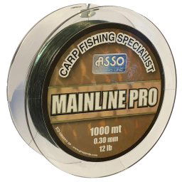ASSO AMPG35 CARP MAINLINE PRO 1000M 0,35 S.ZÖLD Horgászat Pontyozó zsinór
