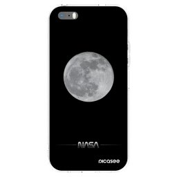 Átlátszó szilikon tok az alábbi mobiltelefonokra Apple iPhone 5/5S/SE - Moon Minimal