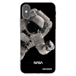 Átlátszó szilikon tok az alábbi mobiltelefonokra Apple iPhone X/XS - Astronaut Big