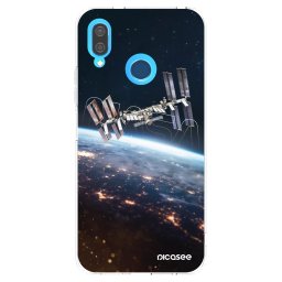 Átlátszó szilikon tok az alábbi mobiltelefonokra Huawei P20 Lite - Station
