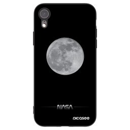 Fekete szilikon tok az alábbi mobiltelefonokra Apple iPhone XR - Moon Minimal