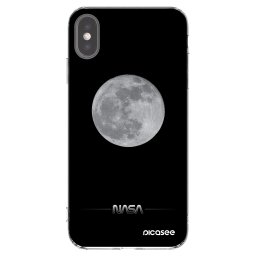 Átlátszó szilikon tok az alábbi mobiltelefonokra Apple iPhone XS Max - Moon Minimal