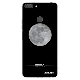 Átlátszó szilikon tok az alábbi mobiltelefonokra Huawei P Smart - Moon Minimal