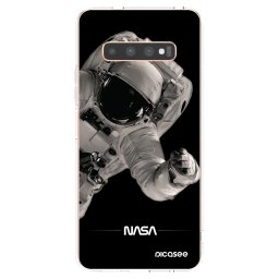 Átlátszó szilikon tok az alábbi mobiltelefonokra Samsung Galaxy S10 Plus G975 - Astronaut Big