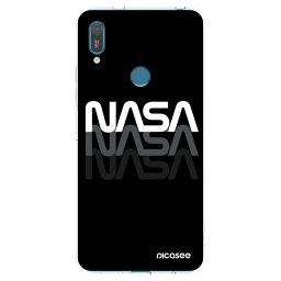 Átlátszó szilikon tok az alábbi mobiltelefonokra Huawei Y7 2019 - NASA Triple