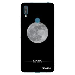 Átlátszó szilikon tok az alábbi mobiltelefonokra Huawei Y7 2019 - Moon Minimal