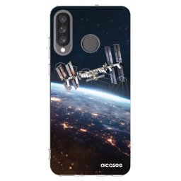Átlátszó szilikon tok az alábbi mobiltelefonokra Huawei P30 Lite - Station