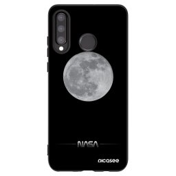 Fekete szilikon tok az alábbi mobiltelefonokra Huawei P30 Lite - Moon Minimal