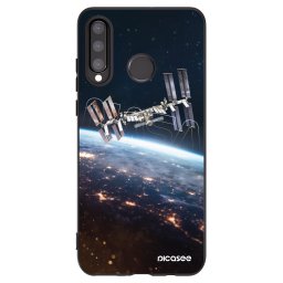 Fekete szilikon tok az alábbi mobiltelefonokra Huawei P30 Lite - Station