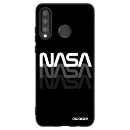 Fekete szilikon tok az alábbi mobiltelefonokra Huawei P30 Lite - NASA Triple