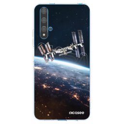 Átlátszó szilikon tok az alábbi mobiltelefonokra Huawei Nova 5T - Station