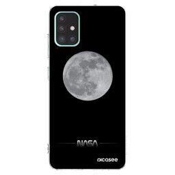 Átlátszó szilikon tok az alábbi mobiltelefonokra Samsung Galaxy A51 A515F - Moon Minimal