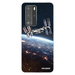 Átlátszó szilikon tok az alábbi mobiltelefonokra Huawei P40 Pro - Station