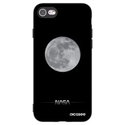 Fekete szilikon tok az alábbi mobiltelefonokra Apple iPhone SE 2020 - Moon Minimal