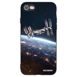 Fekete szilikon tok az alábbi mobiltelefonokra Apple iPhone SE 2020 - Station
