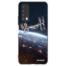 Fekete szilikon tok az alábbi mobiltelefonokra Huawei P Smart 2021 - Station