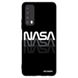 Fekete szilikon tok az alábbi mobiltelefonokra Huawei P Smart 2021 - NASA Triple