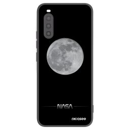 Fekete szilikon tok az alábbi mobiltelefonokra Sony Xperia 10 II - Moon Minimal