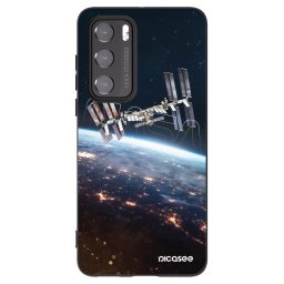 Fekete szilikon tok az alábbi mobiltelefonokra Huawei P40 - Station