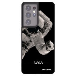 Fekete szilikon tok az alábbi mobiltelefonokra Samsung Galaxy S21 Ultra 5G G998B - Astronaut Big