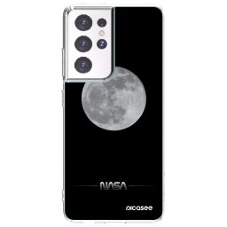 Átlátszó szilikon tok az alábbi mobiltelefonokra Samsung Galaxy S21 Ultra 5G G998B - Moon Minimal