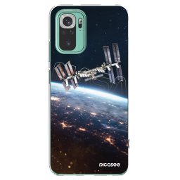 Átlátszó szilikon tok az alábbi mobiltelefonokra Xiaomi Redmi Note 10 Pro - Station
