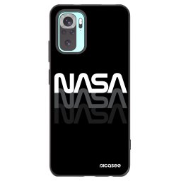 Fekete szilikon tok az alábbi mobiltelefonokra Xiaomi Redmi Note 10 Pro - NASA Triple