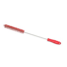 Igeax élelmiszeripari kémcső-, és üvegtisztító kefe, átmérő 30mm, hossz 50cm, piros
