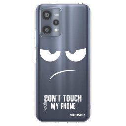 Átlátszó szilikon tok az alábbi mobiltelefonokra Realme 9 Pro 5G - Don't Touch My Phone