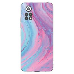 Átlátszó szilikon tok az alábbi mobiltelefonokra Xiaomi Poco X4 Pro 5G - Pink liquid