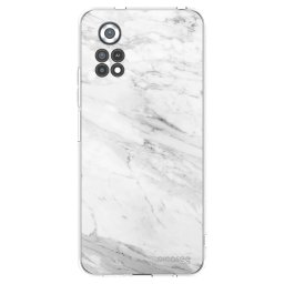 Átlátszó szilikon tok az alábbi mobiltelefonokra Xiaomi Poco X4 Pro 5G - White marble