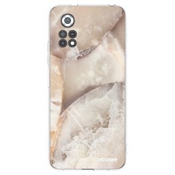 Átlátszó szilikon tok az alábbi mobiltelefonokra Xiaomi Poco X4 Pro 5G - Cream marble