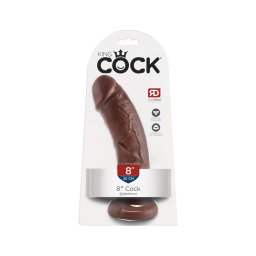 King Cock 8 dildó (20 cm, barna)