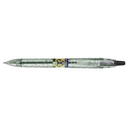 PILOT Golyóstoll, 0,27 mm, nyomógombos, PILOT "B2P EcoBall", fekete