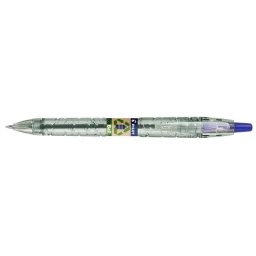 PILOT Golyóstoll, 0,27 mm, nyomógombos, PILOT "B2P EcoBall", kék