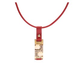 CNG Budapest - piros/arany nyaklánc