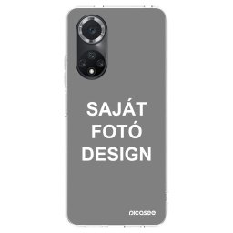 Átlátszó szilikon tok az alábbi mobiltelefonokra Huawei Nova 9 SE - Saját fotó/motívum