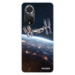 Átlátszó szilikon tok az alábbi mobiltelefonokra Huawei Nova 9 SE - Station