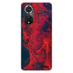 Átlátszó szilikon tok az alábbi mobiltelefonokra Huawei Nova 9 SE - Organic red
